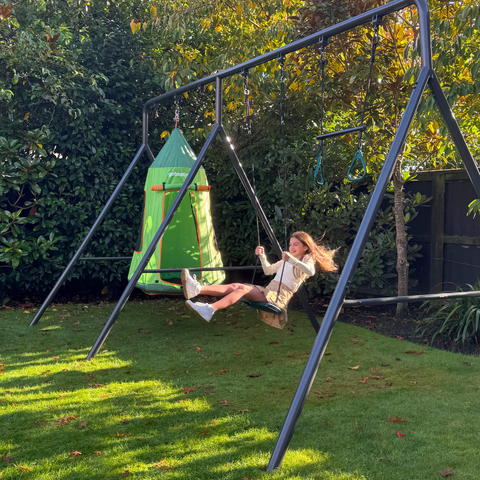 TitanPro Swing Set with Saucer Tent Swing