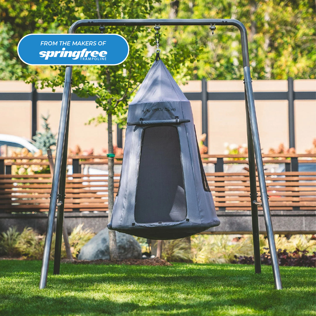 Single Swing Set with Tent Swing