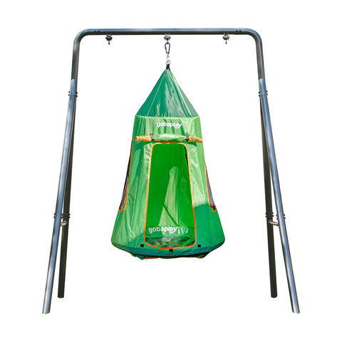 TitanFlex Swing Set with Saucer Tent Swing