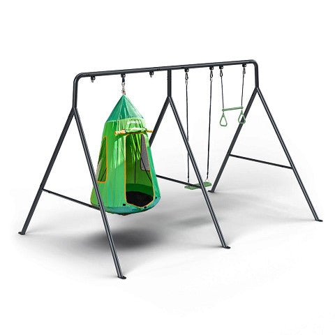 TitanPro Swing Set with Saucer Tent Swing