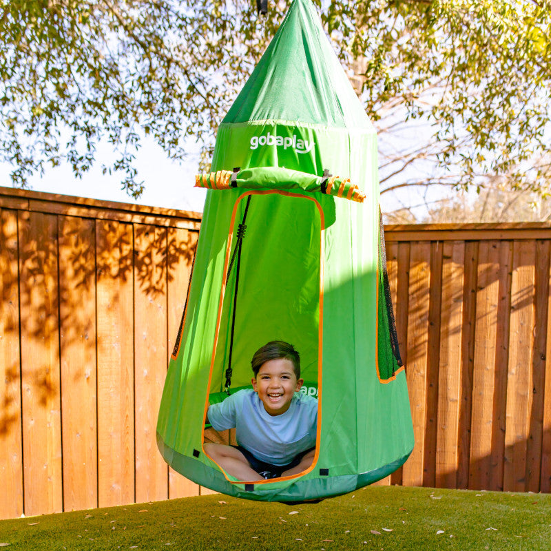 FlyMax Saucer Tree Swing with Tent