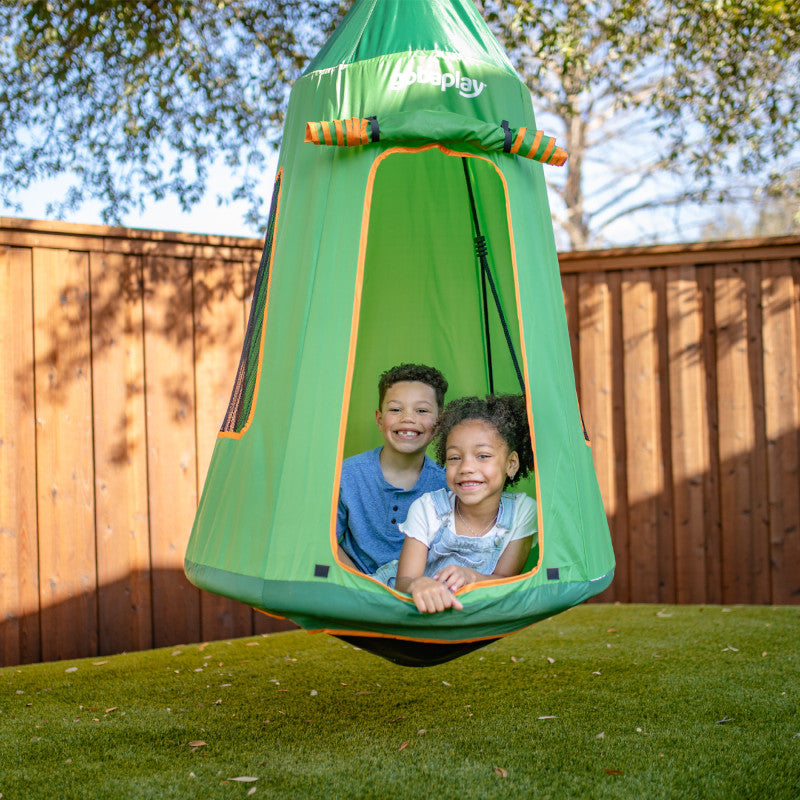 TitanFlex Swing Set with Saucer Tent Swing