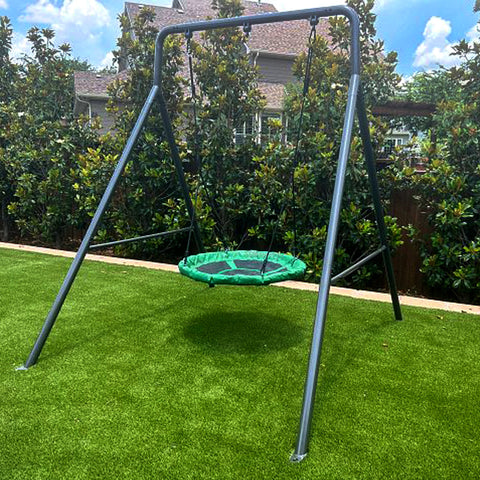 TitanFlex Swing Set with Saucer Swing
