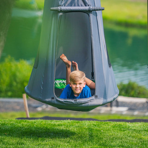 FlyMax Saucer Tree Swing with Tent