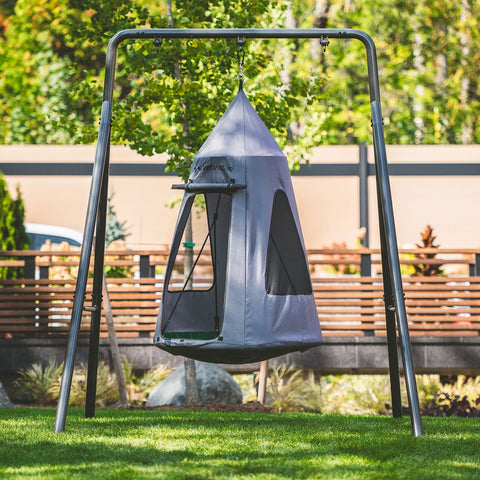 TitanFlex Swing Set with Saucer Tent Swing